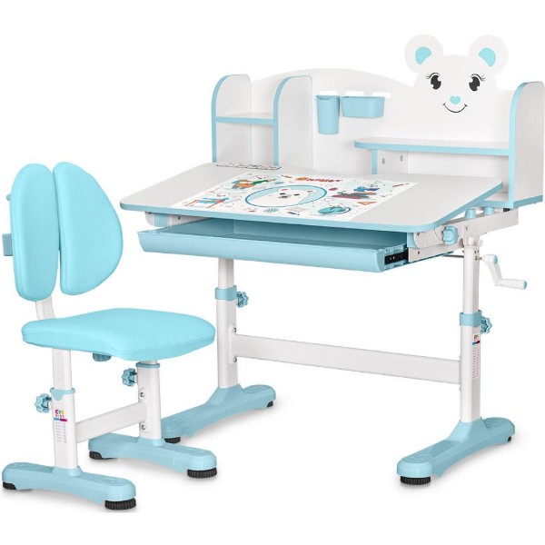 Фото - Комплект мебели школьный Mealux Panda XL Blue (BD-29 BL)